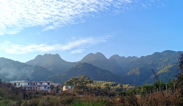 江山睡美人全景