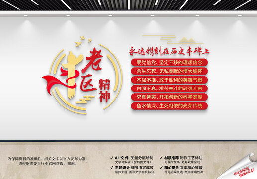老區(qū)精神文化墻