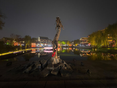 洛邑古城夜景