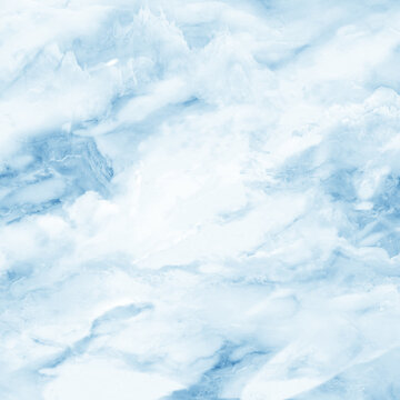 蓝色云层透光玉石大理石纹理