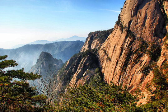 黄山山峦美景