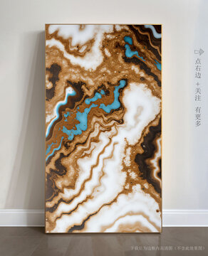 抽象石紋大理石掛畫