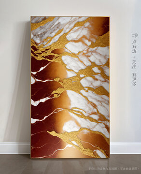 抽象石紋大理石掛畫(huà)