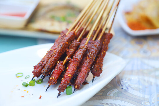 牛肉干串