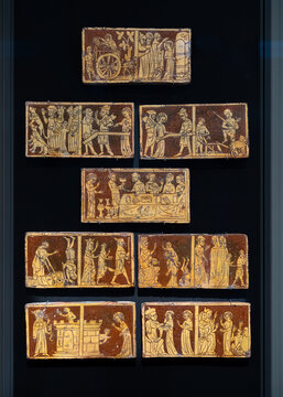 大英博物馆古代瓷砖