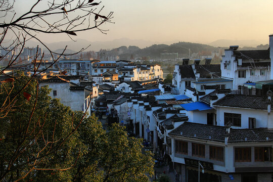 黄山市黄昏