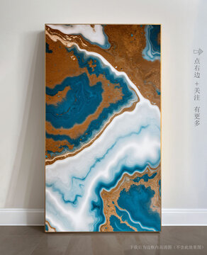 石紋抽象大理石掛畫(huà)