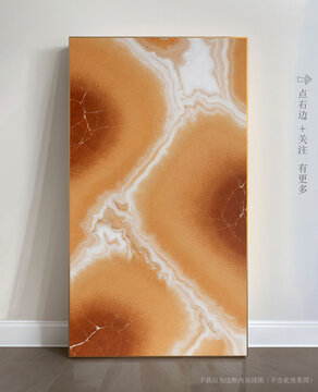 唯美條紋藝術(shù)畫大理石