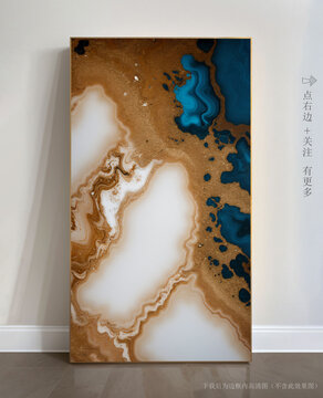 石紋抽象大理石掛畫(huà)