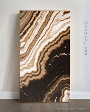 抽象石紋大理石掛畫