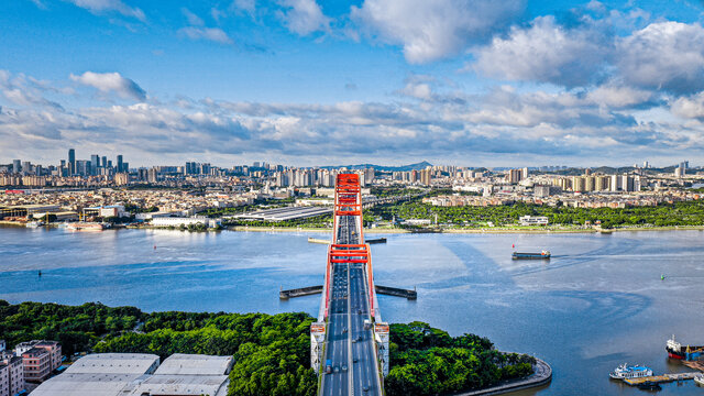 广东广州城市航拍全景