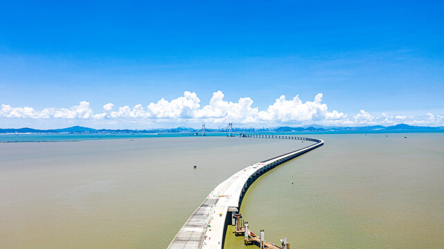 深中通道航拍全景