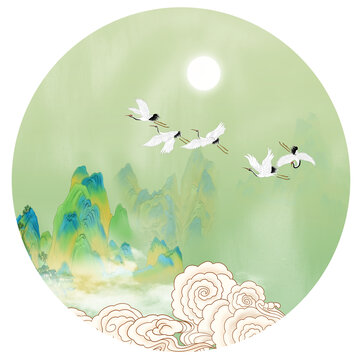 國潮山水