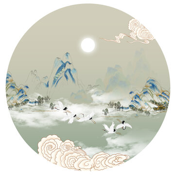 古風(fēng)山水畫