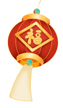 國(guó)潮風(fēng)中式手繪燈籠