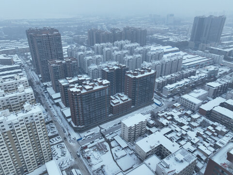 安阳市雪景