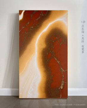 玄關(guān)大理石背景墻抽象畫