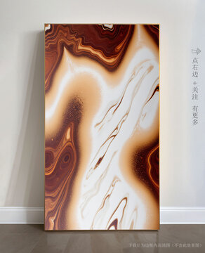 奢華大理石紋玄關(guān)背景墻