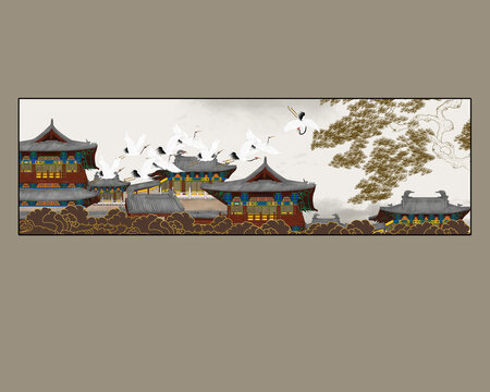 古建筑裝飾畫(huà)