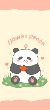 熊貓插畫