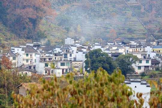 山村秋色