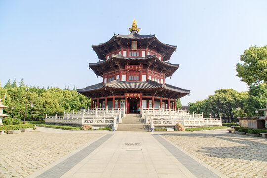 苏州寒山寺梵音阁