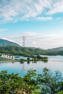 深圳市区东北部水库