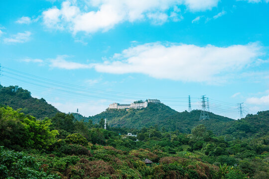 深圳淘金山绿道风景