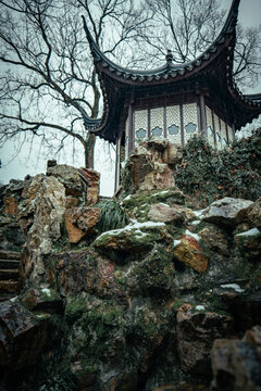 江南雪景