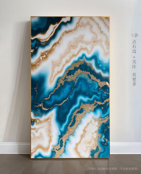 奢華大理石紋玄關(guān)背景墻