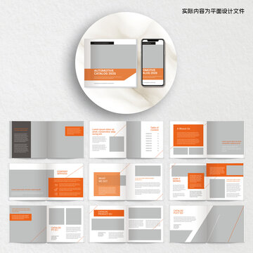 產品手冊InDesign模板