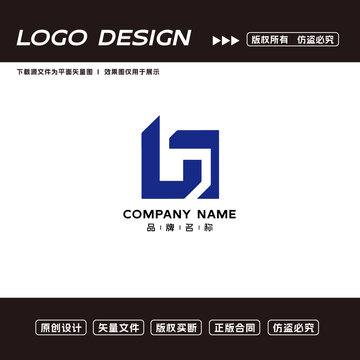 L字母logo标志