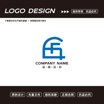 F字母logo标志