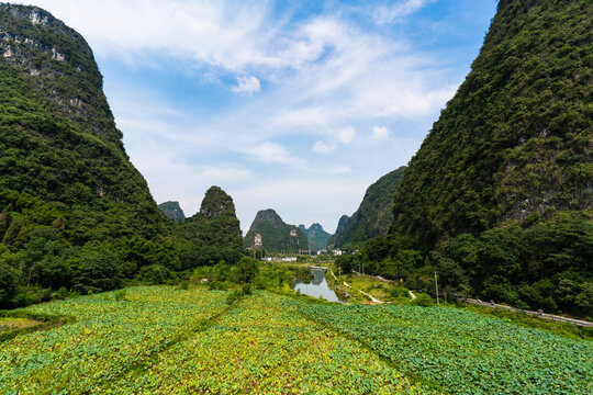 广西阳朔自然风光