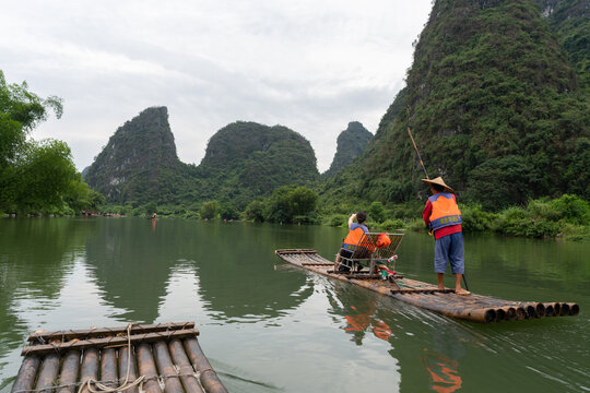 广西阳朔遇龙河自然风光