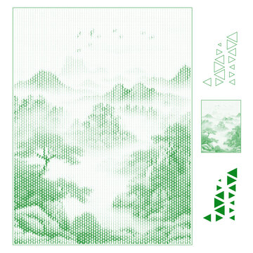 鏤空山水