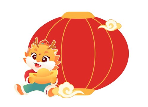 卡通龍年素材
