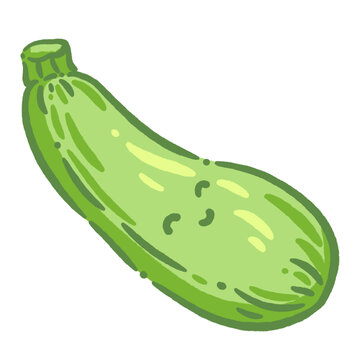 Q版蔬菜西葫蘆