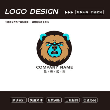 熊logo标志