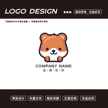 小熊logo标志