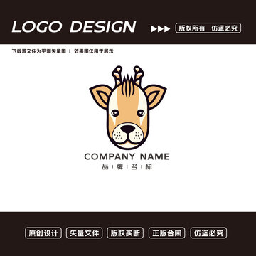 小鹿logo标志