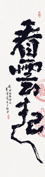 書(shū)法看云起