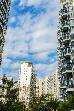 城市建筑生活居住小区住宅楼