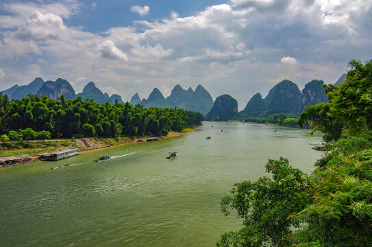 河流漓江风景