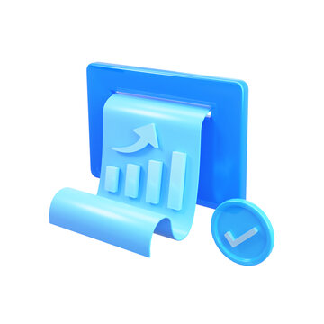 3D理財基金投資圖標(biāo)元素