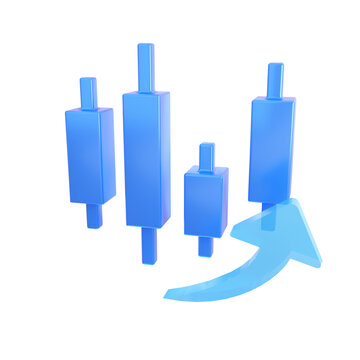 3D理財(cái)基金圖標(biāo)元素
