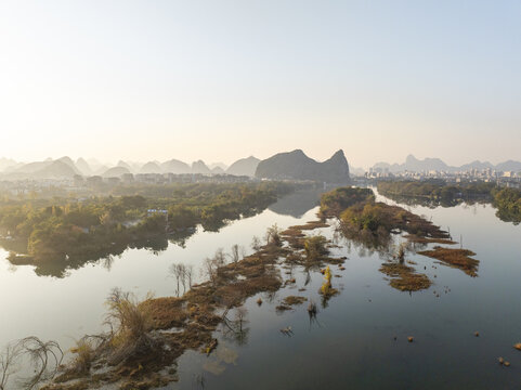 桂林市区漓江湿地