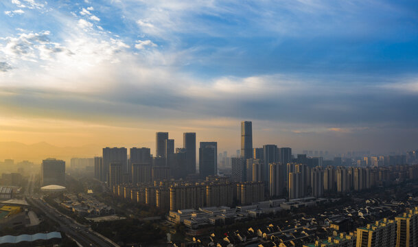 杭州市余杭区未来科技城晨曦