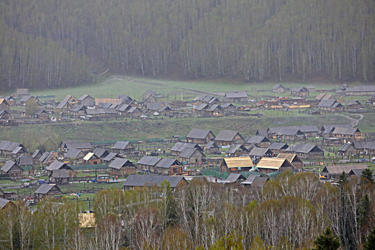 边疆村寨禾木村