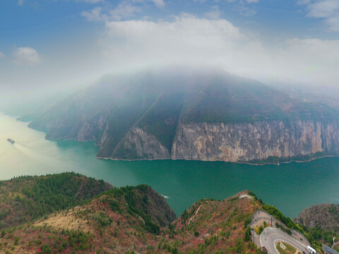 瞿塘峡三峡长江